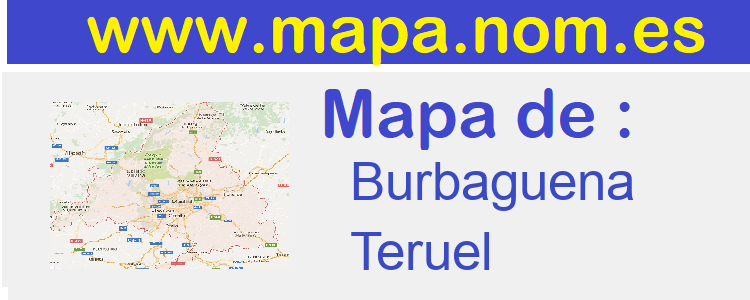 mapa de  Burbaguena
