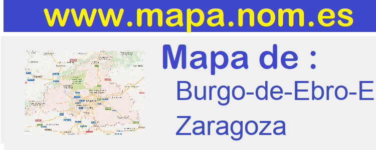 mapa de  Burgo-de-Ebro-El