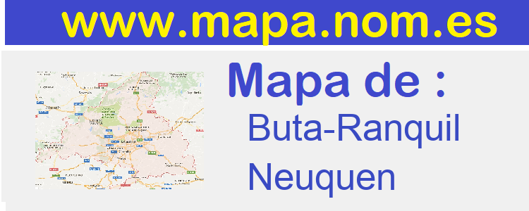 mapa de  Buta-Ranquil