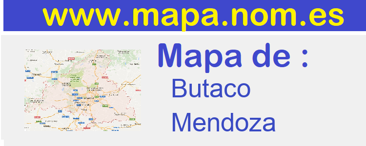 mapa de  Butaco