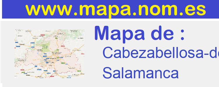 mapa de  Cabezabellosa-de-la-Calzada