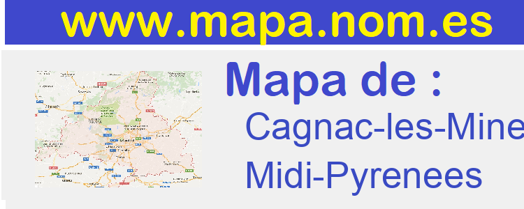 mapa de  Cagnac-les-Mines