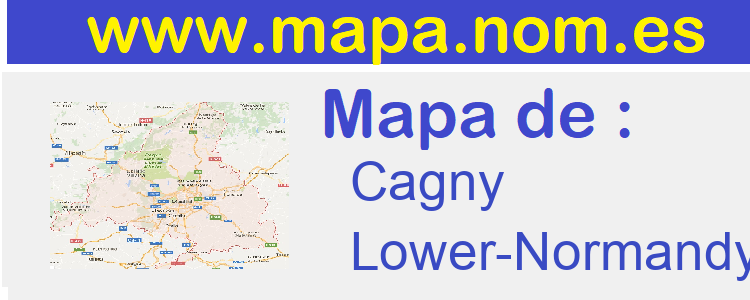 mapa de  Cagny