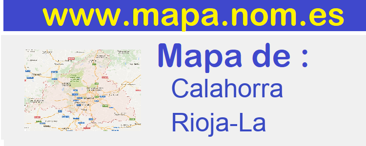 mapa de  Calahorra