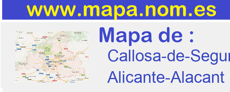 mapa de  Callosa-de-Segura