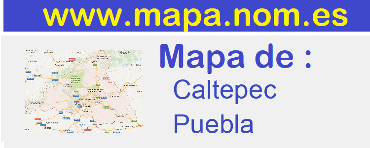 mapa de  Caltepec