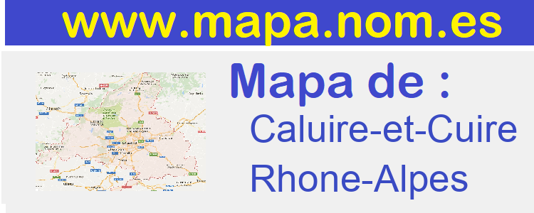 mapa de  Caluire-et-Cuire