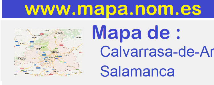 mapa de  Calvarrasa-de-Arriba