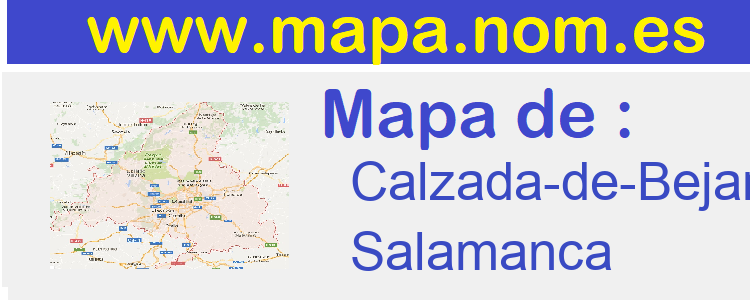 mapa de  Calzada-de-Bejar-La