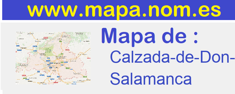 mapa de  Calzada-de-Don-Diego