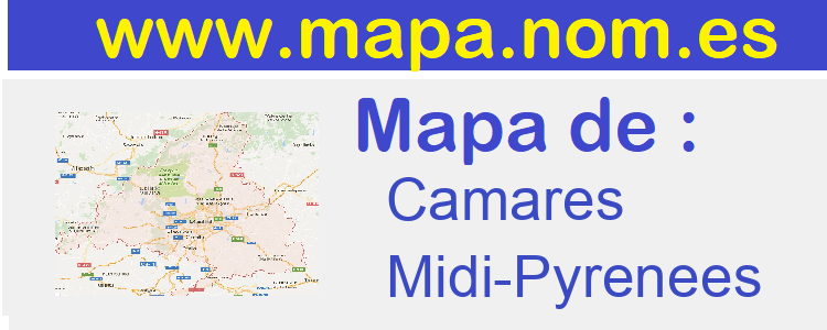 mapa de  Camares