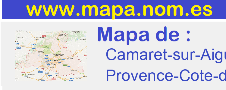 mapa de  Camaret-sur-Aigues