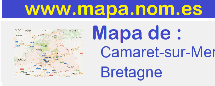 mapa de  Camaret-sur-Mer