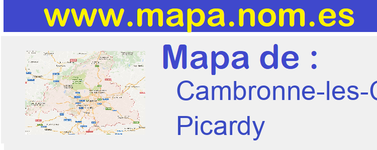 mapa de  Cambronne-les-Clermont