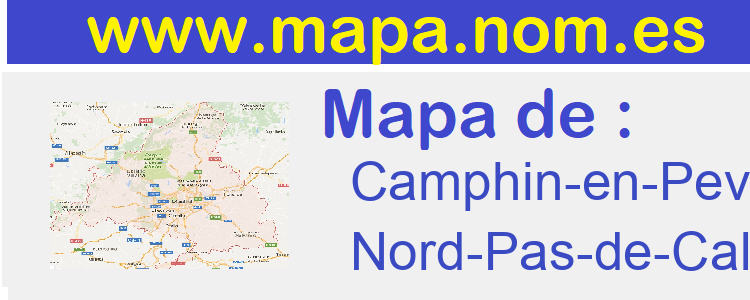 mapa de  Camphin-en-Pevele