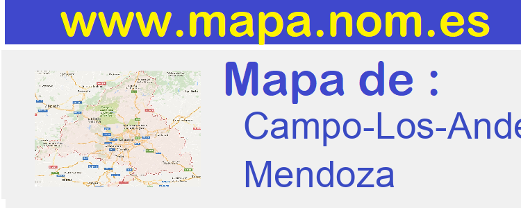 mapa de  Campo-Los-Andes