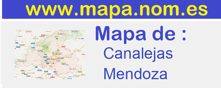 mapa de  Canalejas