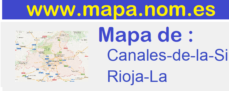 mapa de  Canales-de-la-Sierra