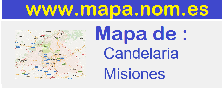 mapa de  Candelaria