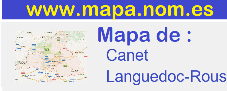 mapa de  Canet