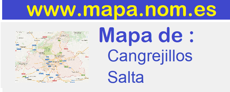 mapa de  Cangrejillos