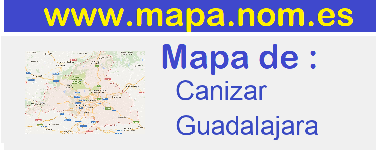 mapa de  Canizar