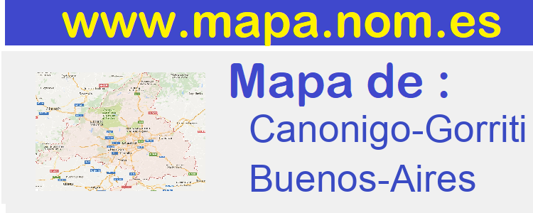 mapa de  Canonigo-Gorriti