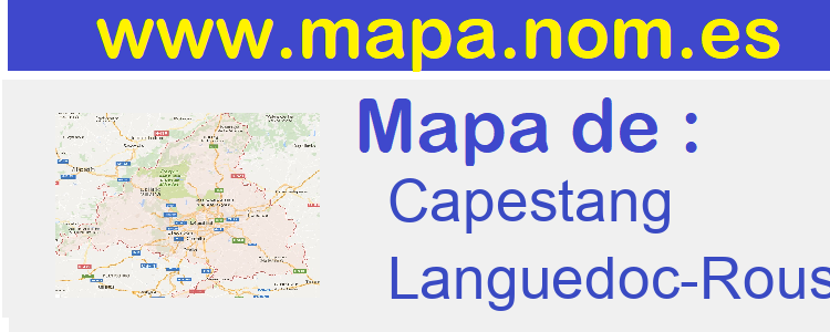 mapa de  Capestang