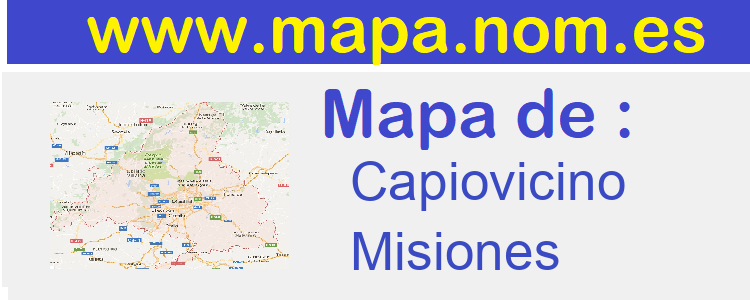 mapa de  Capiovicino