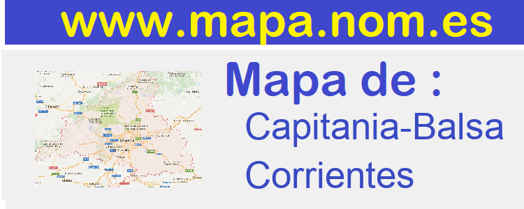 mapa de  Capitania-Balsa