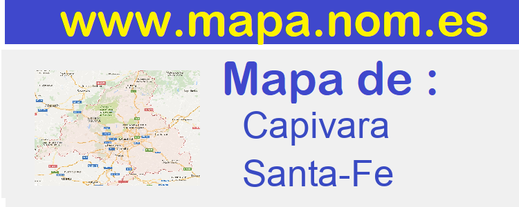 mapa de  Capivara
