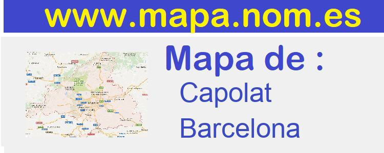 mapa de  Capolat