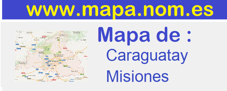 mapa de  Caraguatay