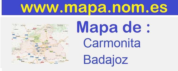 mapa de  Carmonita