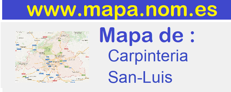 mapa de  Carpinteria