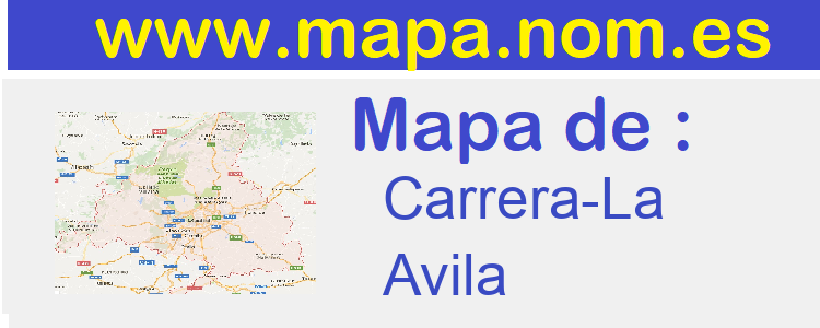 mapa de  Carrera-La