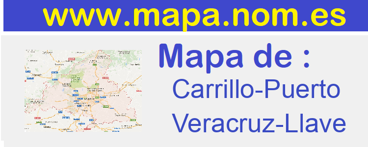 mapa de  Carrillo-Puerto