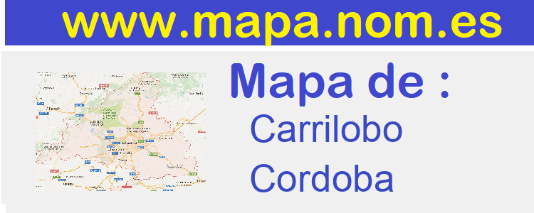 mapa de  Carrilobo