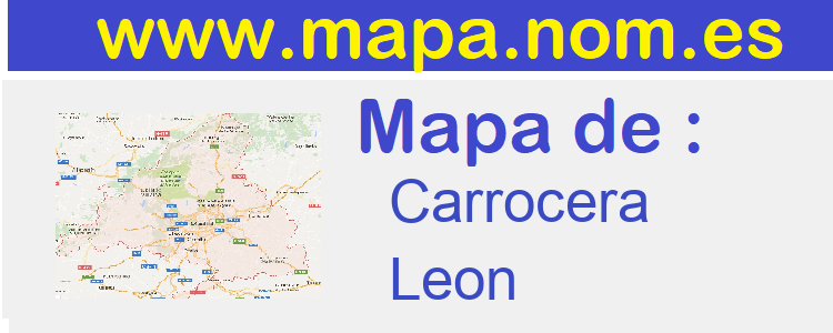 mapa de  Carrocera