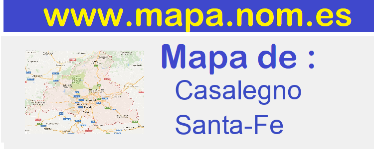 mapa de  Casalegno