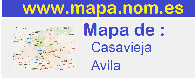 mapa de  Casavieja