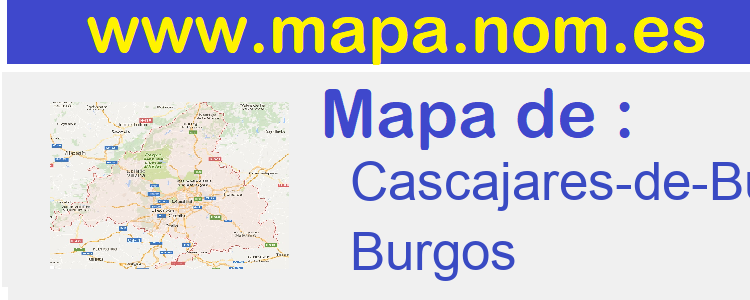 mapa de  Cascajares-de-Bureba