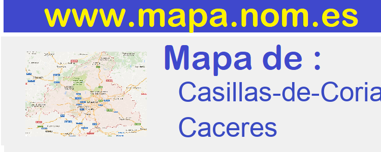 mapa de  Casillas-de-Coria