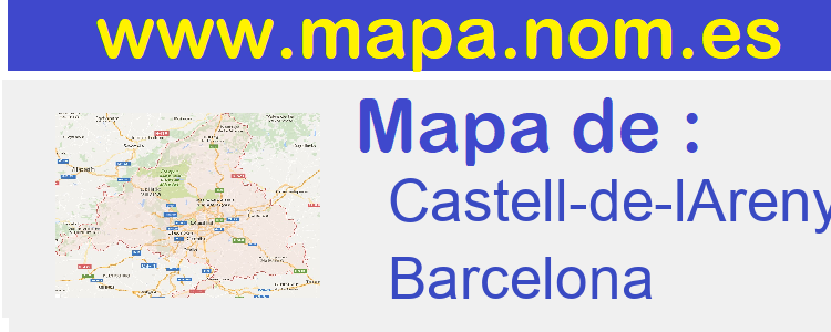 mapa de  Castell-de-lAreny