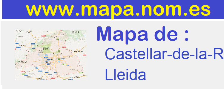 mapa de  Castellar-de-la-Ribera