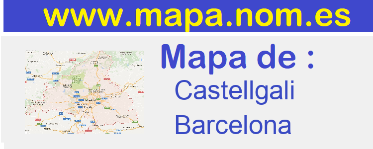 mapa de  Castellgali