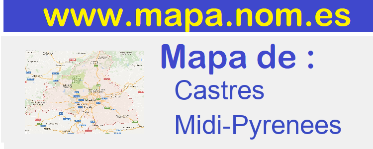 mapa de  Castres