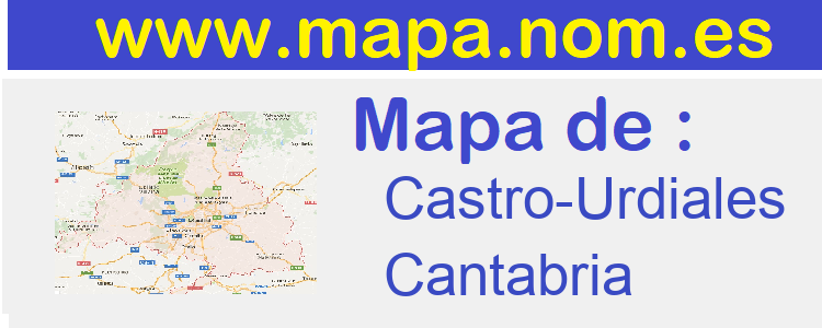 mapa de  Castro-Urdiales