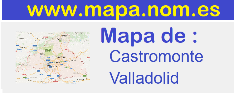 mapa de  Castromonte