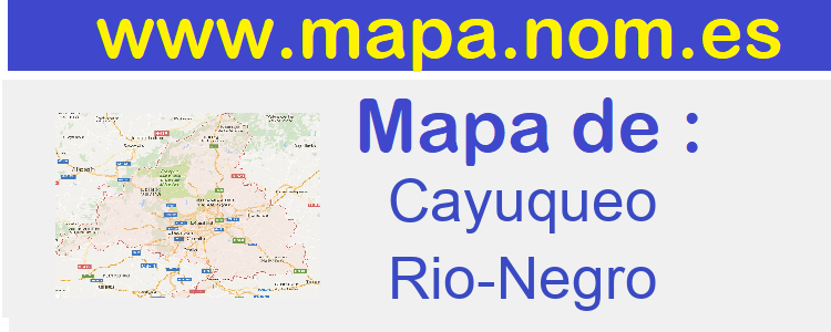 mapa de  Cayuqueo